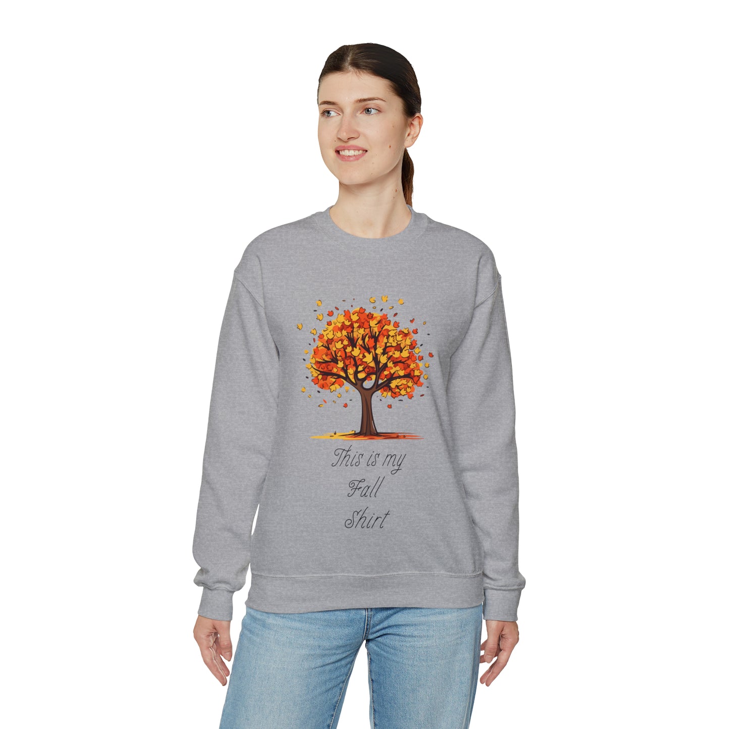 This is My Fall Shirt Unisex Heavy Blend™ Crewneck Sweatshirt