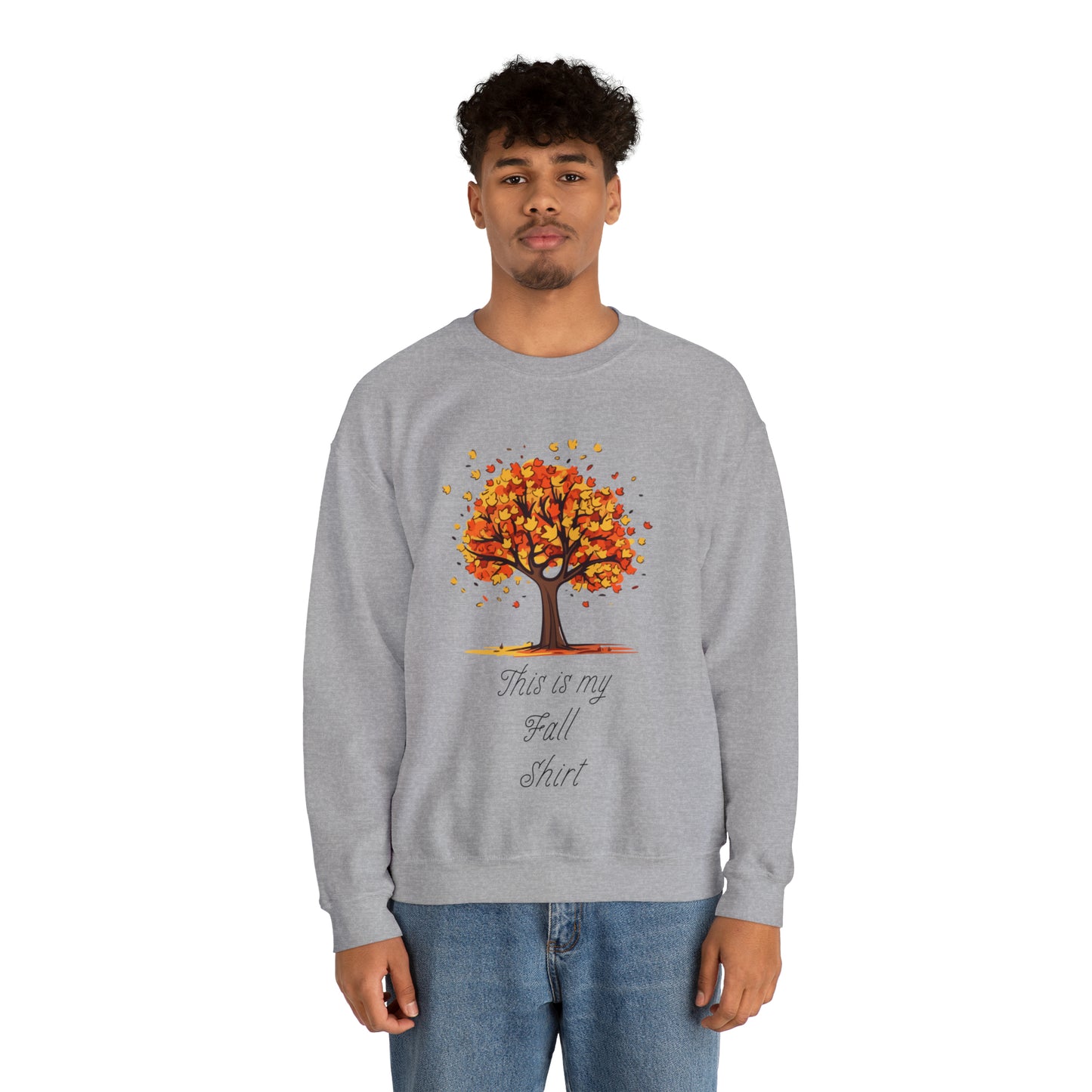 This is My Fall Shirt Unisex Heavy Blend™ Crewneck Sweatshirt