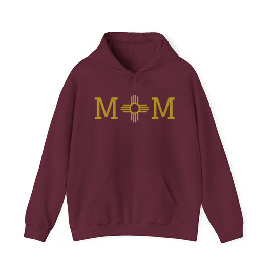 Zia Mom Collection Pullover Hoodie with Golden Design