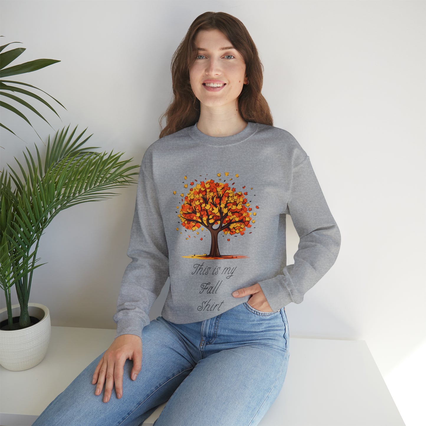 This is My Fall Shirt Unisex Heavy Blend™ Crewneck Sweatshirt