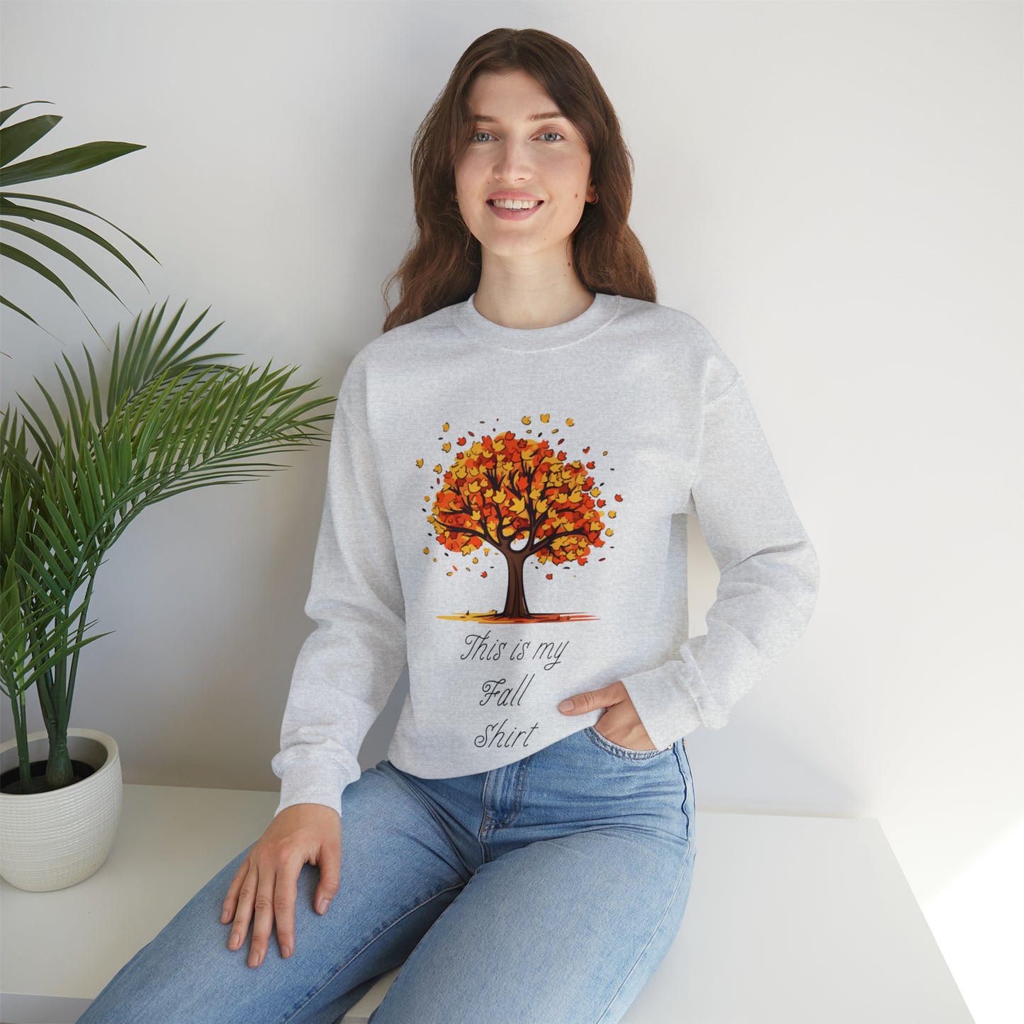 This is My Fall Shirt Unisex Heavy Blend™ Crewneck Sweatshirt