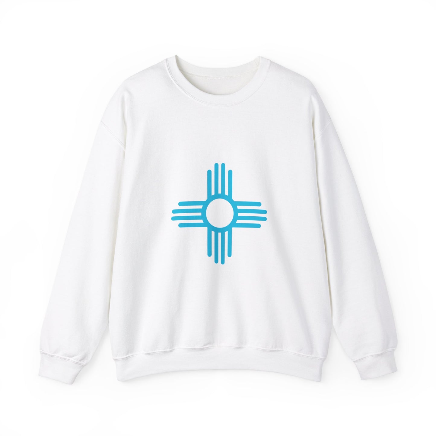 Turquoise Zia Symbol Sweatshirt Gift for Women or Men