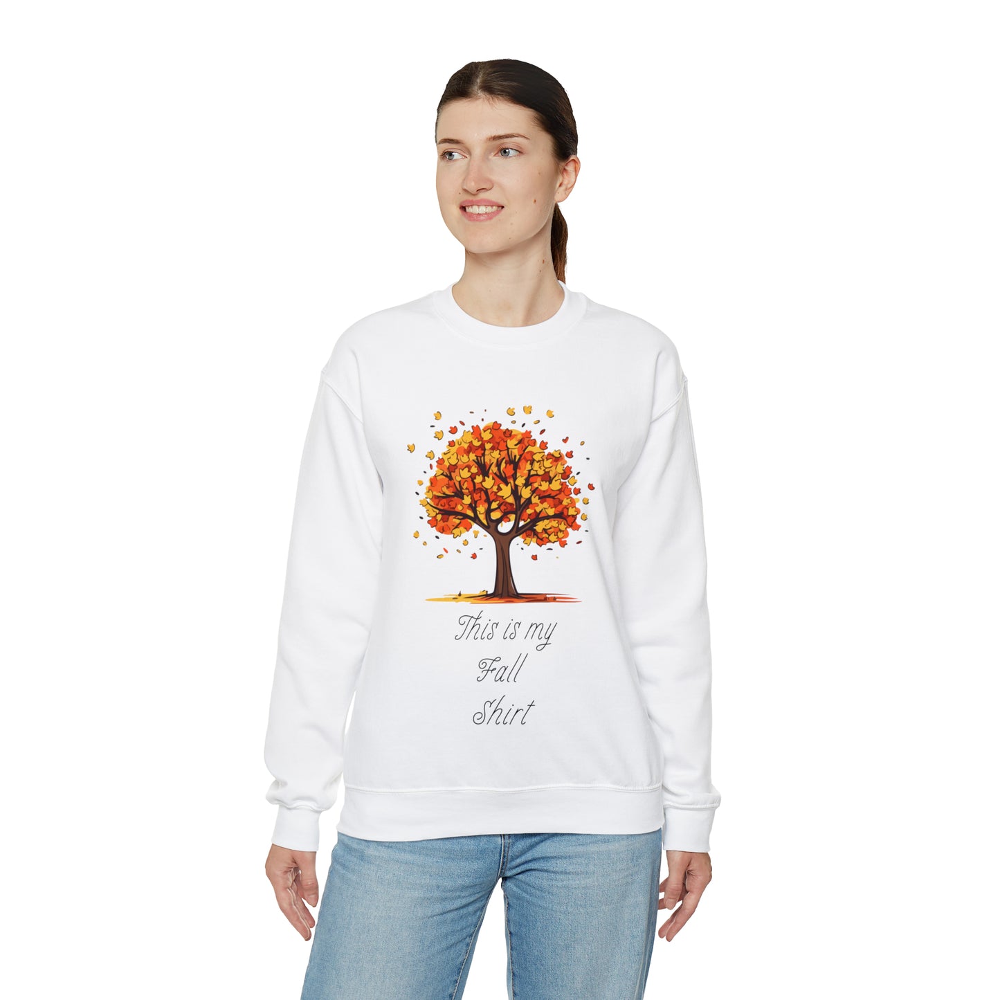 This is My Fall Shirt Unisex Heavy Blend™ Crewneck Sweatshirt