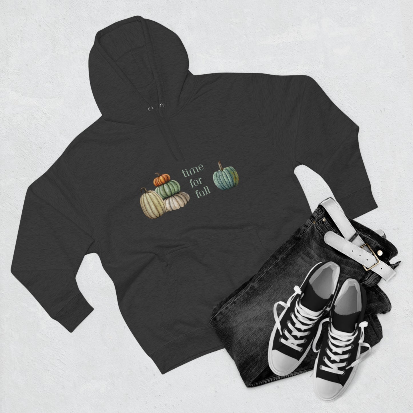 Time For Fall Unisex Premium Pullover Hoodie