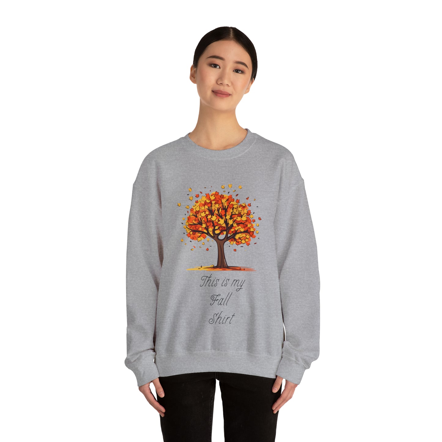 This is My Fall Shirt Unisex Heavy Blend™ Crewneck Sweatshirt