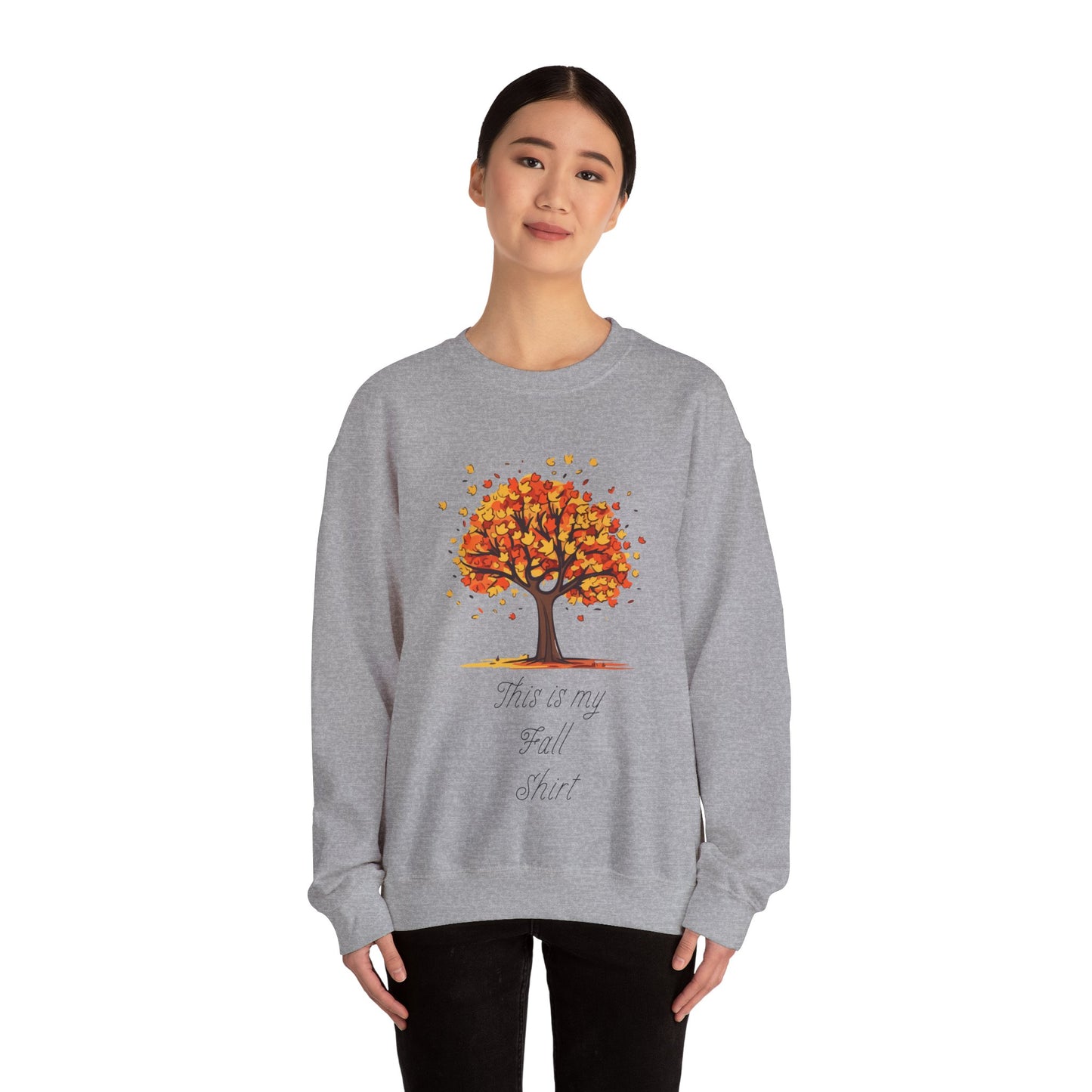 This is My Fall Shirt Unisex Heavy Blend™ Crewneck Sweatshirt