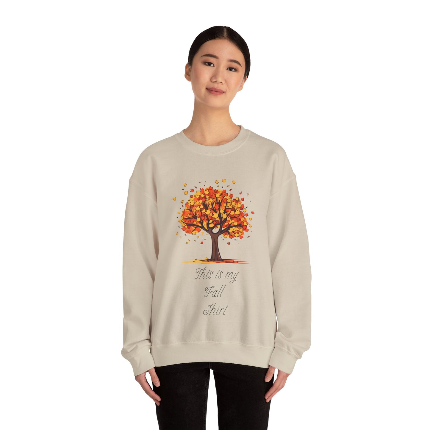 This is My Fall Shirt Unisex Heavy Blend™ Crewneck Sweatshirt