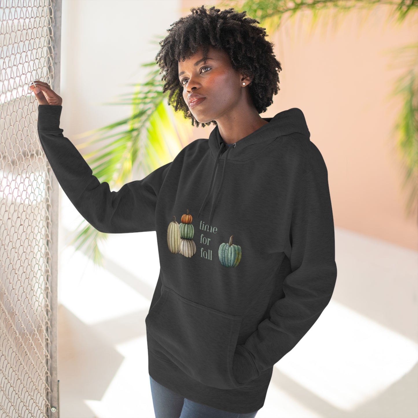 Time For Fall Unisex Premium Pullover Hoodie