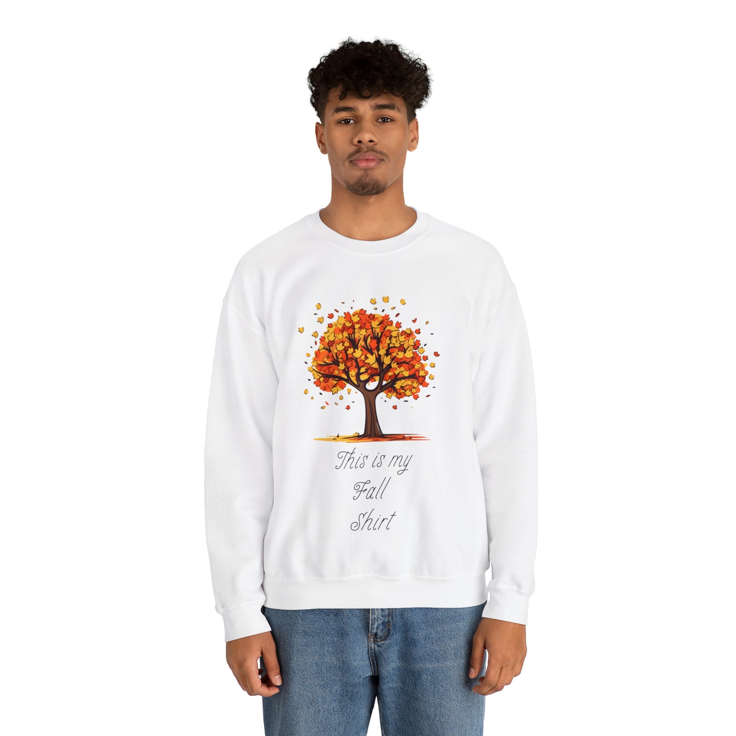 This is My Fall Shirt Unisex Heavy Blend™ Crewneck Sweatshirt