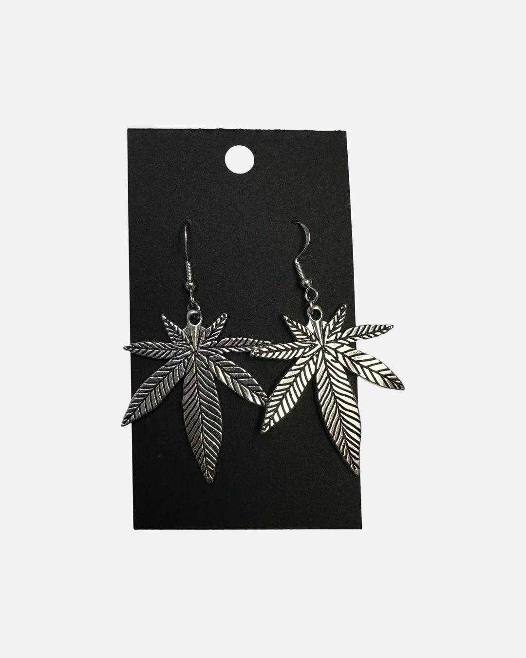 Silver Leaf Earrings