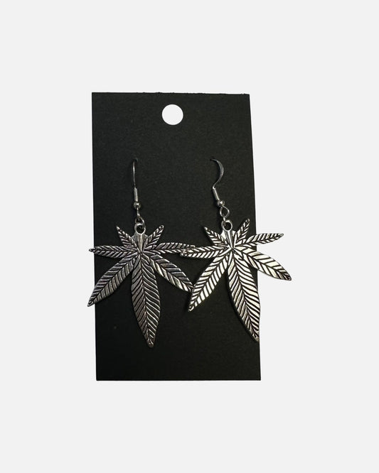 Silver Leaf Earrings